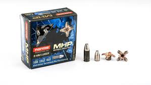 Norma Home Defense Ammunition 9mm Luger 108 Grain Monolith Hollow Point Box of 20