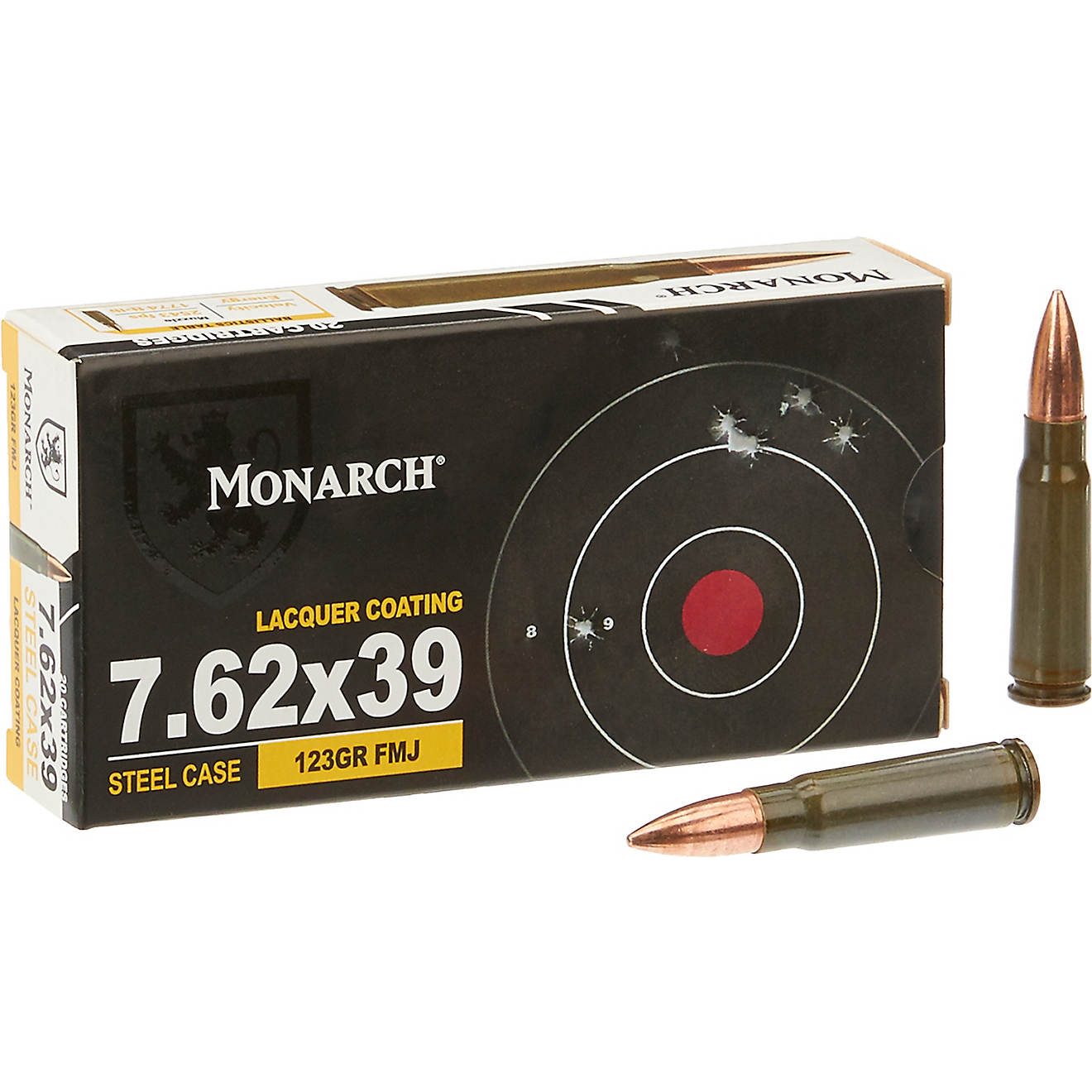 7.62×39 FMJ 122 GR 2396 FPS 500 RDS Bulk Ammo