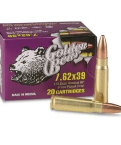 Golden Bear, 7.62×39, HP, 123 Grain, 20 Rounds