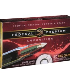 Federal Premium Vital-Shok, .30-06 Springfield, Nosler AccuBond Polymer Tipped, 180 Grain, 20 rounds