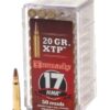 Hornady 17 HMR 20 Grain XTP Hollow Point (eXtreme Terminal Performance) Ammunition (50 Rounds)