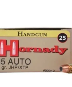 Hornady Custom Ammunition 25 ACP 35 Grain XTP Jacketed Hollow Point Box of 25