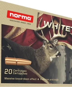 Norma Whitetail Ammunition 7mm-08 Remington 150 Grain Jacketed Soft Point Box of 20