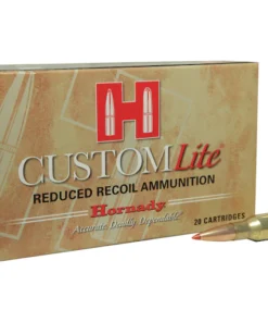 Hornady Custom Lite Ammunition 7mm-08 Remington 120 Grain SST Polymer Tip Box of 20