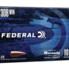 Federal Premium Ammunition 308 ammo 110 Grain Hornady V-MAX Box of 20