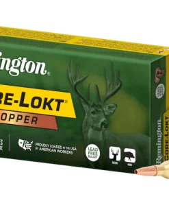 Remington Core-Lokt Copper Ammunition 300 AAC Blackout 120 Grain Solid Hollow Point Lead Free Box of 20