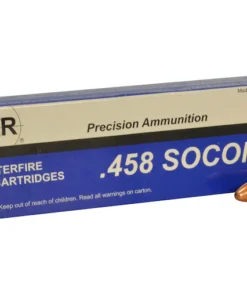 SBR Ammunition 458 SOCOM Subsonic 450 Grain Full Metal Jacket Box of 20