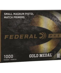 Federal Premium Gold Medal Small Pistol Magnum Match Primers #200M Box of 1000 (10 Trays of 100)