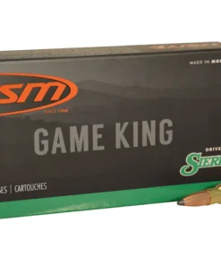 HSM GameKing Ammunition 7mm-08 Remington 140 Grain Sierra GameKing Soft Point Boat Tail Box of 20