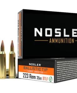 Nosler BT Varmint Ammunition 223 Remington 35 Grain Ballistic Tip Varmint Lead-Free Box of 20