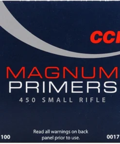 CCI Small Rifle Magnum Primers #450 Box of 1000 (10 Trays of 100)