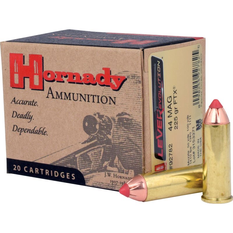 Hornady FTX® LEVERevolution® .44 Mag 225-Grain Handgun Ammunition