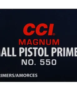 CCI Small Pistol Magnum Primers #550 Box of 1000 (10 Trays of 100)