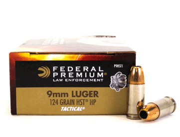 9mm 124 Grain Tactical HST JHP Federal Premium - 50 Rounds