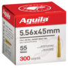 Aguila 5.56 55 Gr FMJBT (300 rounds) Bulk Pack