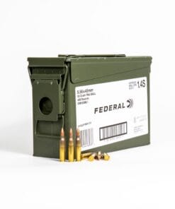 5.56x45mm – 55 gr FMJ M193 in Ammo Can – Federal (XM193ML1) – 400 Rounds