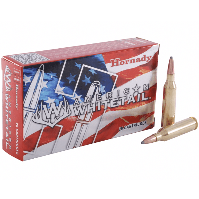 Hornady 243 Win 100 Grain Interlock American White Tail Ammunition (20 Rounds)