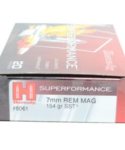 Hornady 7mm Rem Mag 154 Grain SST (Super Shock Tip) Superformance Ammunition (20 Rounds)