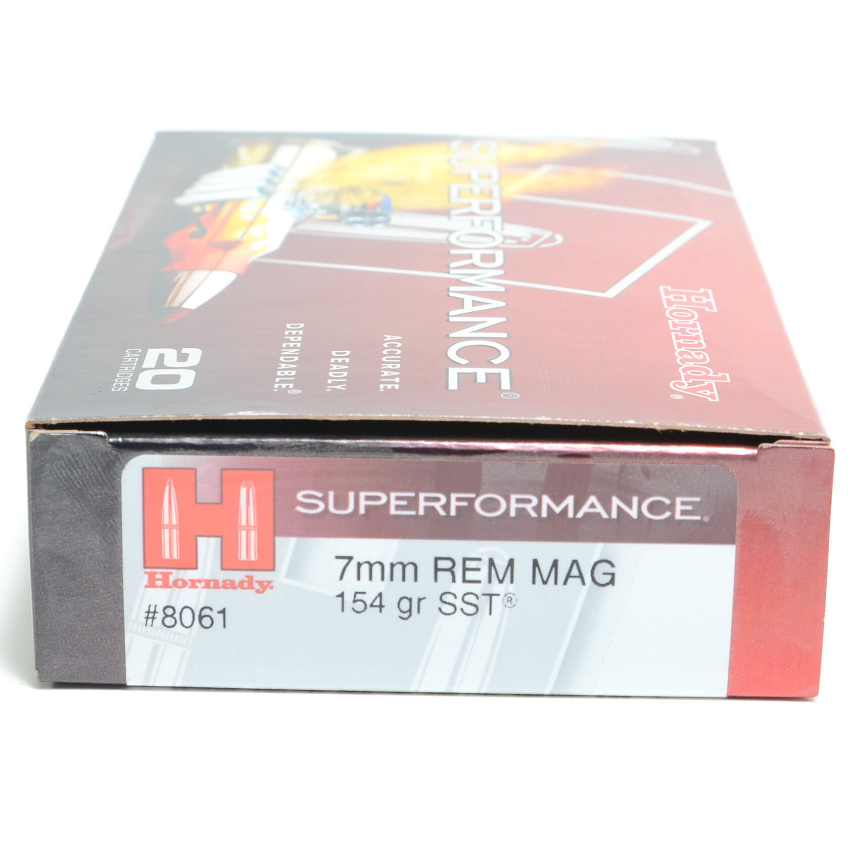 Hornady 7mm Rem Mag 154 Grain SST (Super Shock Tip) Superformance Ammunition (20 Rounds)