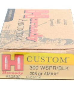 Hornady 300 Whisper 208 Grain V-MAX Ammunition (20 Rounds)