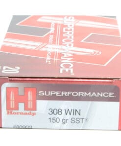 Hornady 308 Win 150 Grain SST (Super Shock Tip) Superformance Ammunition (20 Rounds)