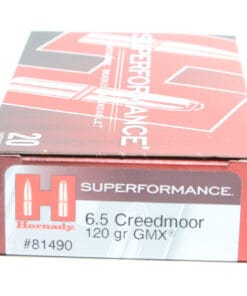 Hornady 6.5 Creedmoor 120 Grain GMX Superformance Ammunition (20 Rounds)
