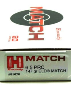 Hornady 6.5 Prc 147 Grain ELD-M (Extremly Low Drag) Match Ammunition (20 Rounds)