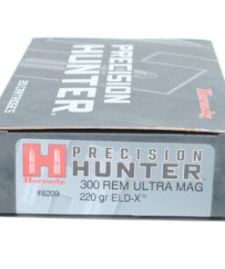 Hornady 300 Rem Ultra Magnum 220 Grain ELD-X (Extremly Low Drag) Hunting Ammunition (20 Rounds)