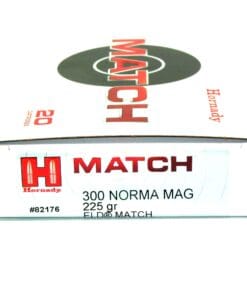 Hornady 300 Norma Magnum 225 Grain ELD-M (Extremly Low Drag) Match Ammunition (20 Rounds)