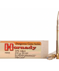 Hornady 375 H&H 270 Grain Soft Point-Recoil Proof Superformance Ammunition (20 Rounds)