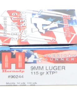 Hornady 9mm Luger 115 Grain (eXtreme Terminal Performance) American Gunner Ammunition