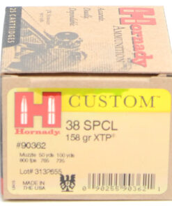 Hornady 38 Special 158 Grain XTP (eXtreme Terminal Performance) Ammunition (25 Rounds)