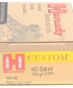Hornady 40 S&W 155 Grain XTP (eXtreme Terminal Performance) Ammunition (20 Rounds)