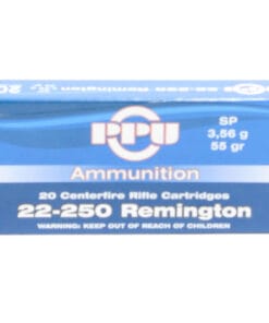 Prvi 22-250 Rem 55 Grain Soft Point Ammunition (20 Rounds)