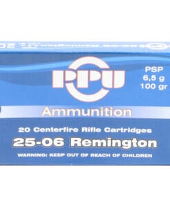 Prvi 25-06 Rem 100 Grain Pointed Soft Point Ammunition (20 Rounds)