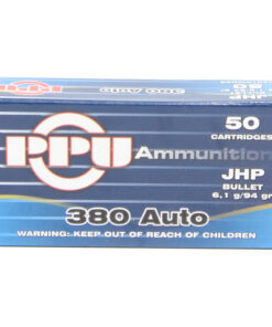 Prvi 380 ACP 94 Grain Jacketed Hollow Point Ammunition (50 Rounds)