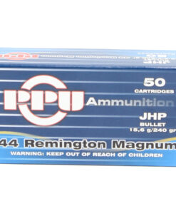 Prvi 44 Magnum 240 Grain Jacketed Hollow Point Ammunition (50 Rounds)