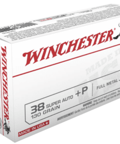 38 Super 130 grain Full Metal Jacket Centerfire Pistol Ammunition 500 rounds