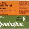 Remington Small Pistol Primers #1-1/2 Box of 1000 (10 Trays of 100)