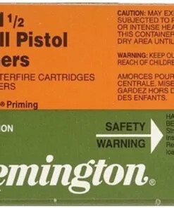 Remington Small Pistol Primers #1-1/2 Box of 1000 (10 Trays of 100)