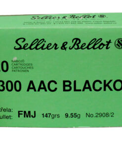 Sellier And Bellot 300 AAC Blackout 147 gr Full Metal Jacket 20/Box