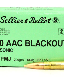 Sellier And Bellot 300 AAC Blackout 200 gr Subsonic FMJ 20/Box