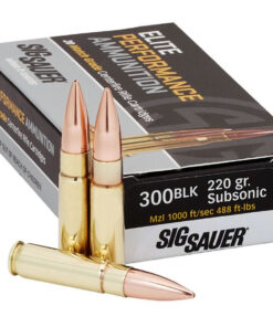 Sig Sauer 300 Blackout 220 gr Sierra MatchKing Elite Match Grade Subsonic 20/Box