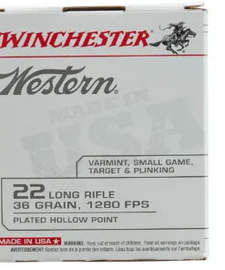 Winchester Western .22 Long Rifle 36-Grain Ammunition