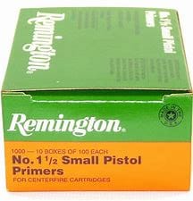 Remington 1 1/2 Small Pistol Primers (1000 ct box)