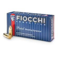 Fiocchi, 9mm, FMJ, 115 Grain, 1,000 Rounds