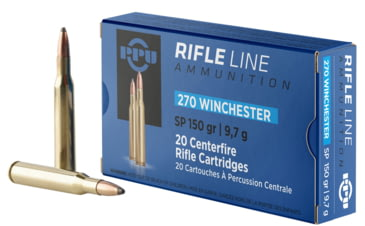 PPU PP2702 Standard Rifle 270 Win 150 Gr Soft Point (SP) 20 Bx/ 10 Cs Caliber: .270 Winchester, Number of Rounds: 20, $2.00 Off